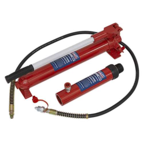 SuperSnap&#174; Push Ram with Pump & Hose Assembly - 10 Tonne