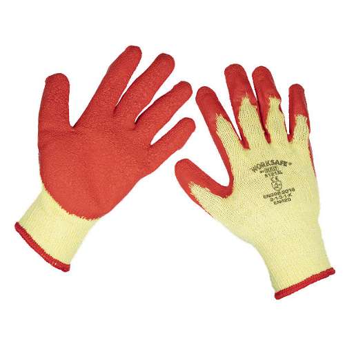 Super Grip Knitted Gloves Latex Palm (X-Large) - Pack of 120 Pairs