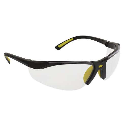 Zante Style Clear Safety Glasses with Flexi Arms