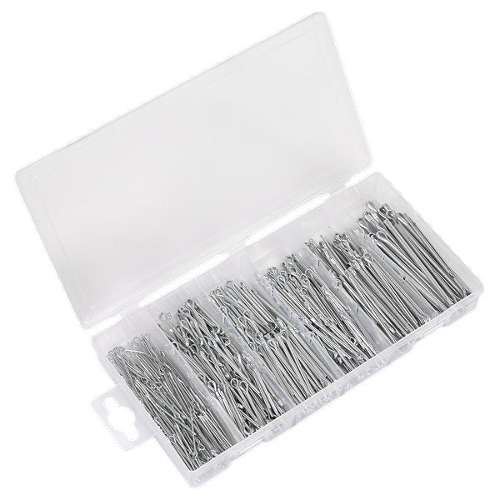 Split Pin Assortment 555pc Small Sizes Metric & Imperial