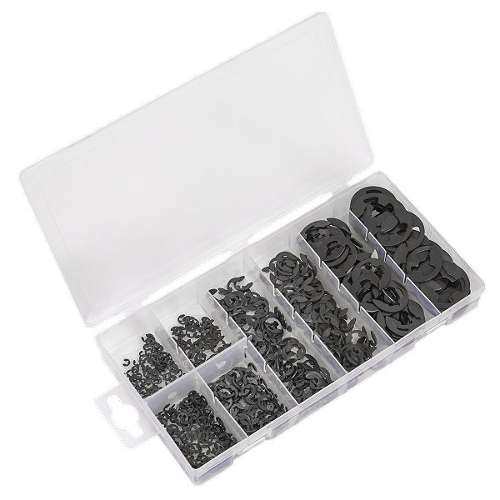 E-Clip Retainer Assortment 800pc Metric