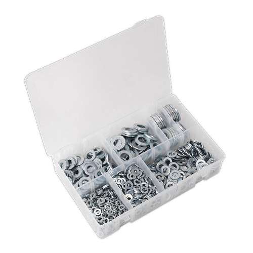 Flat Washer Assortment 1070pc M5-M16 Form A Metric