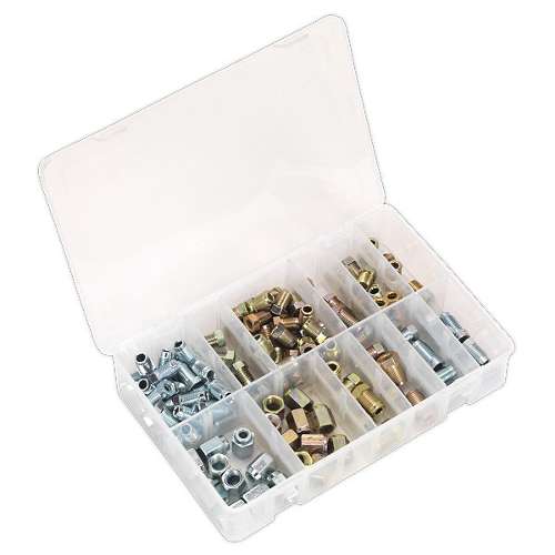 Brake Pipe Nut Assortment 200pc - Metric & Imperial