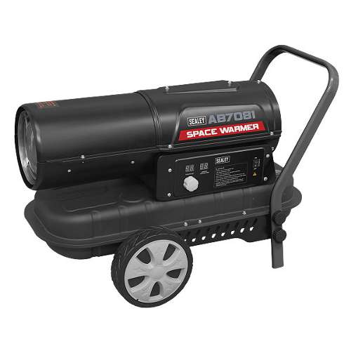 Space Warmer&#174; Kerosene/Diesel Heater 70,000Btu/hr with Wheels