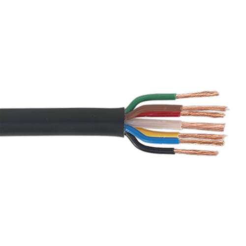 Automotive Cable Thin Wall 6 x 1mm� 32/0.20mm, 1 x 2mm� 28/0.30mm 30m Black