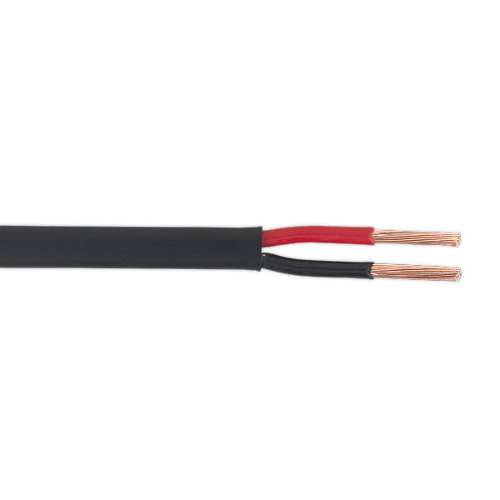 Automotive Cable Thin Wall Flat Twin 2 x 2mm� 28/0.30mm 30m Black