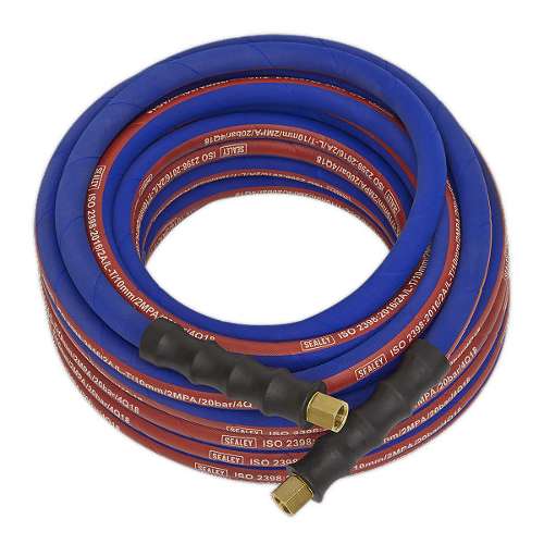 Air Hose 10m x &#216;8mm with 1/4"BSP Unions Extra-Heavy-Duty