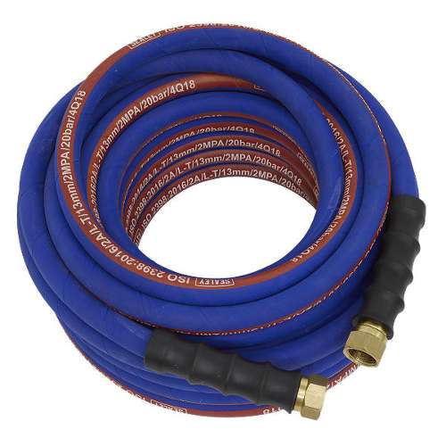 Air Hose 15m x &#216;13mm with 1/2"BSP Unions Extra-Heavy-Duty