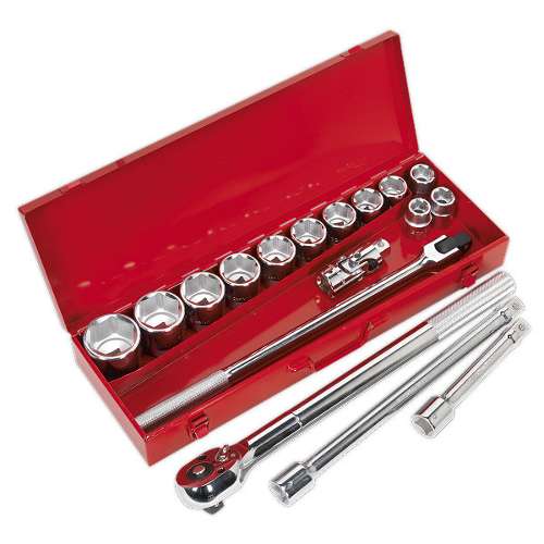 Socket Set 17pc 3/4"Sq Drive WallDrive&#174; Metric