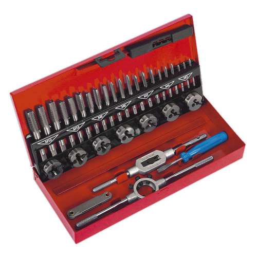 Tap & Die Set 32pc Split Dies Metric