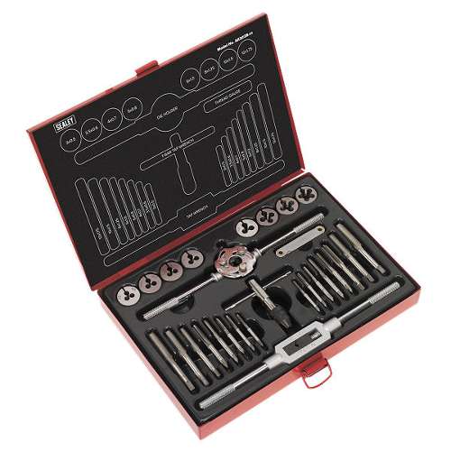 Tap & Die Set 28pc Split Dies Metric