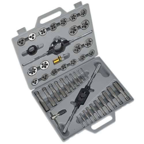 Tap & Die Set 45pc Split Dies Metric