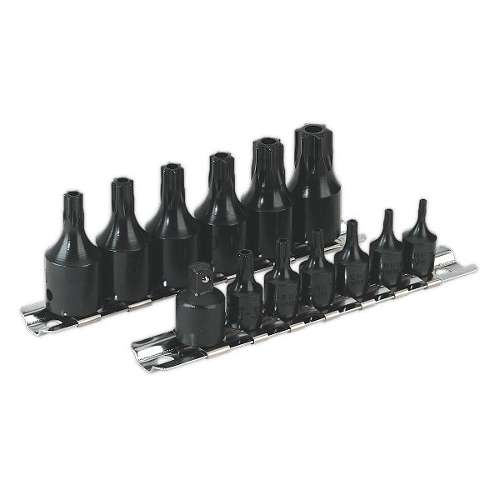 TRX-Star* Security Socket Bit Set 13pc 1/4" & 3/8"Sq Drive