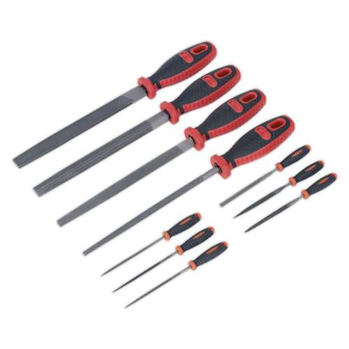 File Set 10pc Engineer's & Needle