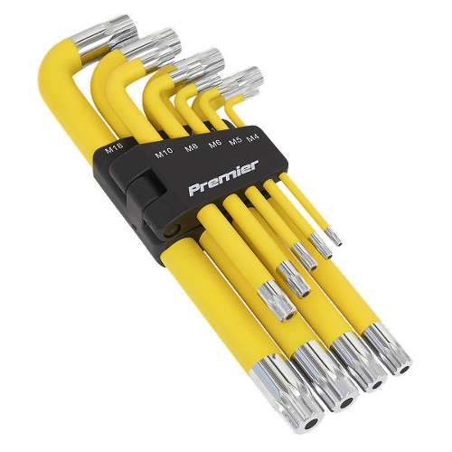 Jumbo Spline Key Set 9pc Anti-Slip