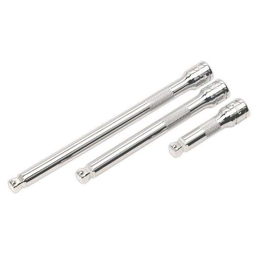 Wobble/Rigid Extension Bar Set 3pc 3/8"Sq Drive