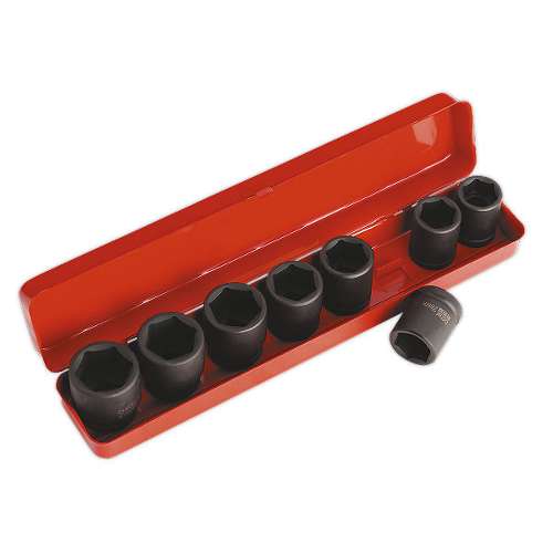 Impact Socket Set 8pc 3/4"Sq Drive Metric