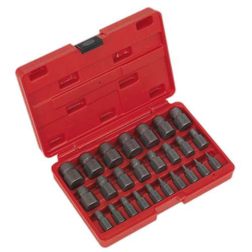 Multi-Spline Screw Extractor Set 25pc