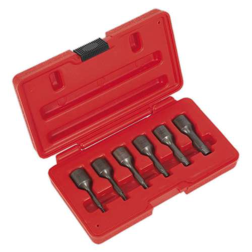 Screw Extractor Set 6pc 3/8"Sq Drive