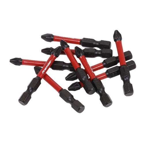 Pozi #2 Impact Power Tool Bits 50mm - 10pc