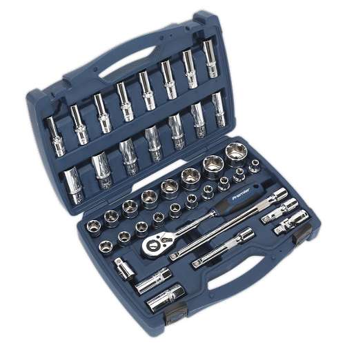 Socket Set 41pc 1/2"Sq Drive WallDrive&#174; Metric