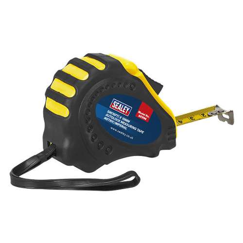 Auto Lock Tape Measure 5m(16ft) x 19mm - Metric/Imperial