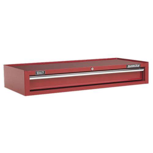 Mid-Box 1 Drawer with Ball-Bearing Slides Heavy-Duty- Red