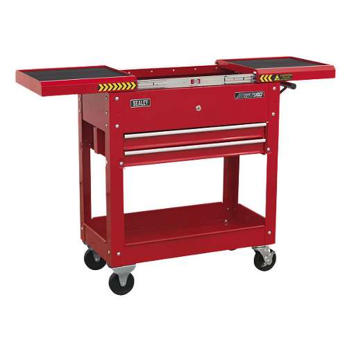 Mobile Tool & Parts Trolley - Red