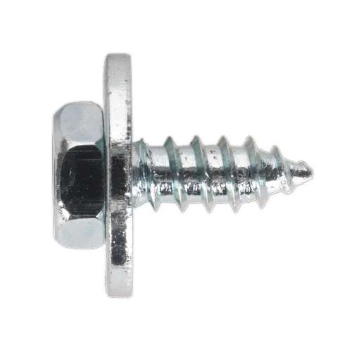 Acme Screw with Captive Washer #10 x 3/4" Zinc Pack of 100