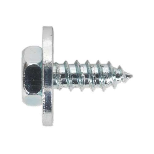 Acme Screw with Captive Washer #10 x 1/2" Zinc Pack of 100