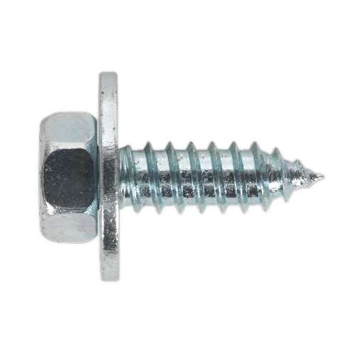 Acme Screw with Captive Washer #14 x 3/4" Zinc Pack of 100