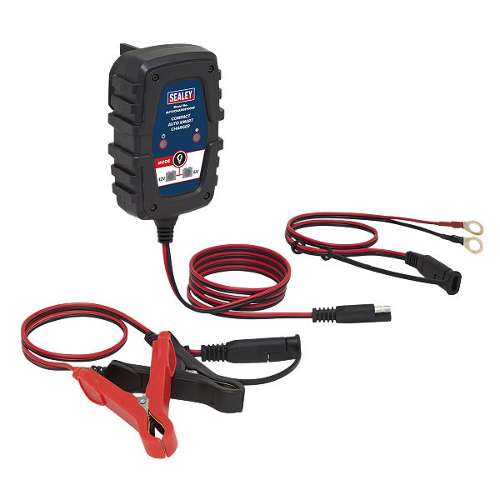 Compact Smart Trickle Charger & Maintainer 1A 6/12V