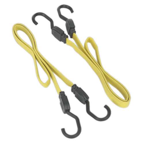 Flat Bungee Cord Set 2pc 910mm