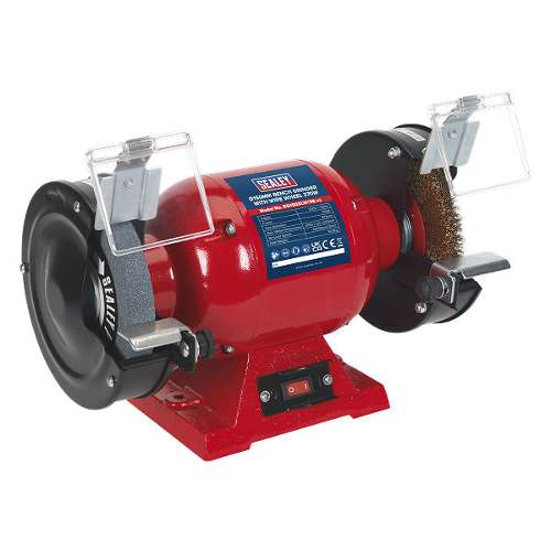 Bench Grinder &#216;150mm with Wire Wheel 370W/230V