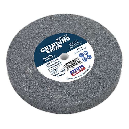 Grinding Stone &#216;200 x 25mm &#216;16mm Bore A36Q Coarse