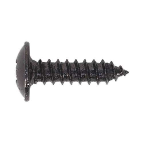 Self-Tapping Screw 4.2 x 16mm Flanged Head Black Pozi Pack of 100