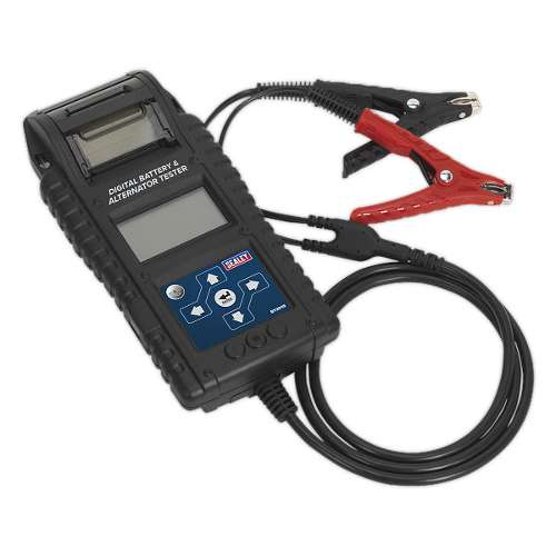 Digital Start/Stop Battery & Alternator Tester with Printer 6/12/24V