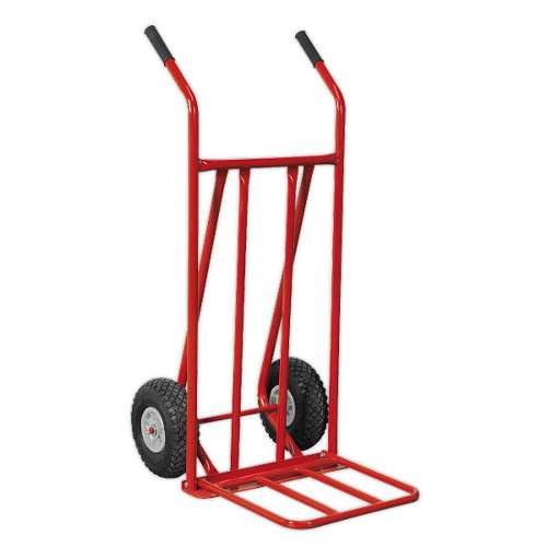 Sack Truck with Pneumatic Tyres Folding 150kg Capacity