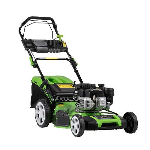 Dellonda Self-Propelled Petrol Lawnmower Grass Cutter, 144cc 18"/46cm 4-Stroke