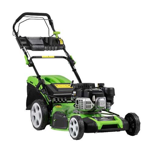 Dellonda Self-Propelled Petrol Lawnmower Grass Cutter with Height Adjustment & Grass Bag 171cc 20"/51cm 4-Stroke Engine