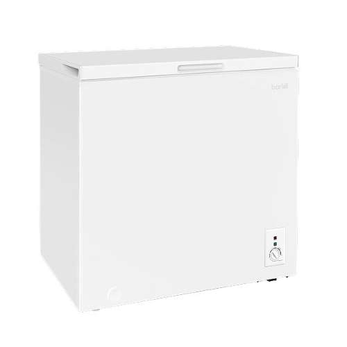 Baridi Freestanding Chest Freezer, 142L Capacity, Garages and Outbuilding Safe, -12 to -24�C Adjustable Thermostat with Refrigeration Mode, White