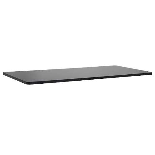 Dellonda Black Rectangular Desktop 1400 x 700mm, 1" Thickness - DH21