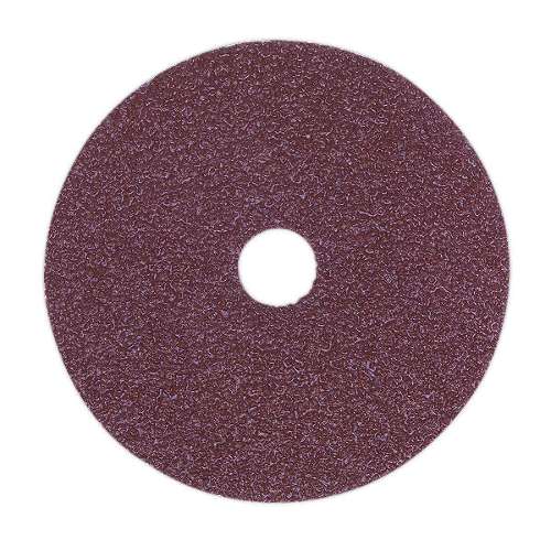 Sanding Disc Fibre Backed &#216;115mm 50Grit Pack of 25