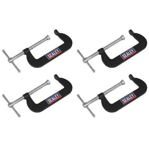 Junior C-Clamp 4pc Set - 76mm x 35mm