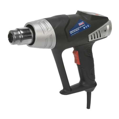 Deluxe Hot Air Gun Kit with LED Display 2000W 80-600�C