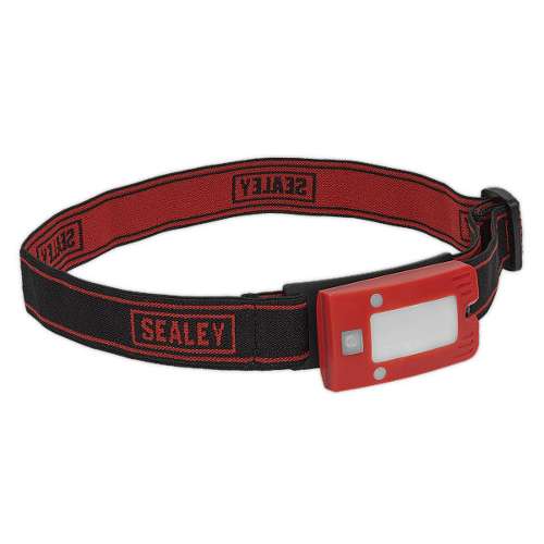 Rechargeable Head Torch 2W COB LED Auto-Sensor Red