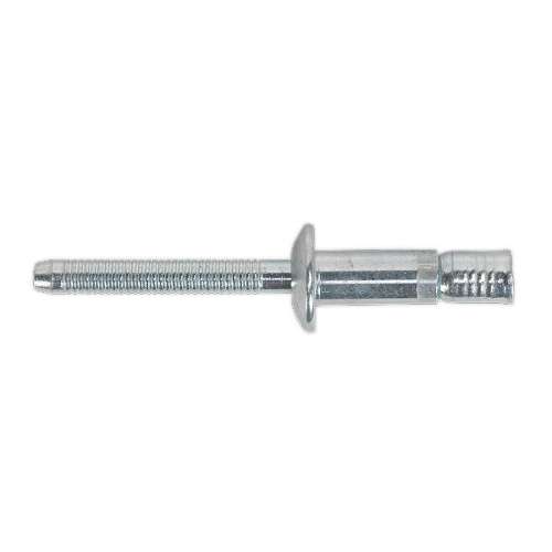 Steel Structural Rivet Zinc Plated 6.3 x 23mm Pack of 100