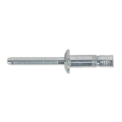 Steel Structural Rivet Zinc Plated &#216;6.3 x 32mm Pack of 100