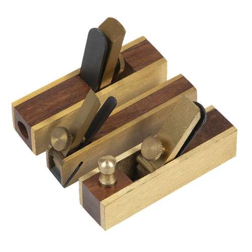 Mini Brass Plane Set 3pc