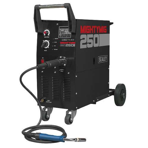 Professional Gas/No-Gas MIG Welder 250Amp with Euro Torch